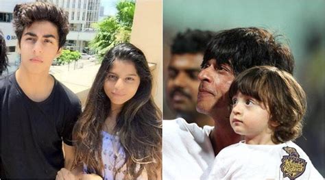 Shah Rukh Khan says his children Aryan, Suhana, AbRam have eyes like him | The Indian Express