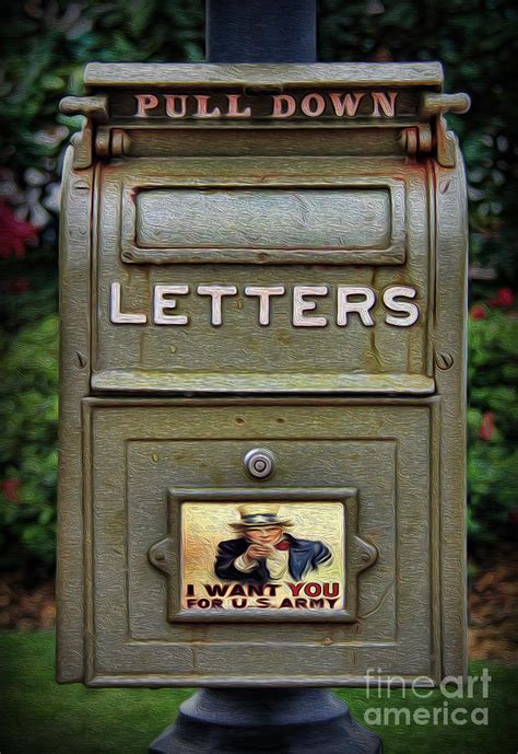 Vintage Us Mailbox II Photograph by Lee Dos Santos