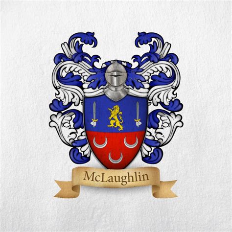 Mclaughlin Family Crest Print - Etsy