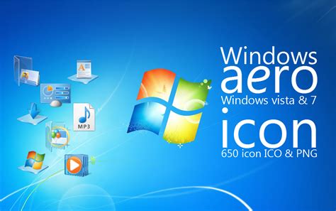 15 Aero Windows 7 Icon Images - Windows Aero Icons, Aero Windows 7 Shortcut and Aero Peek ...