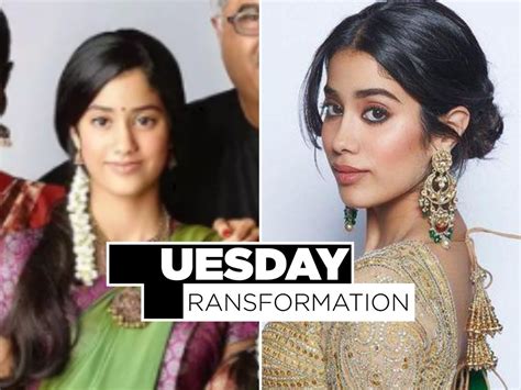 Transformation Tuesday: These before-and-after photos of Janhvi Kapoor ...