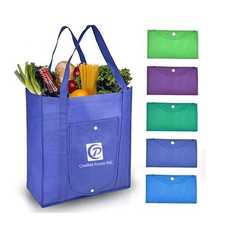 Reusable Foldable Grocery Tote Bag