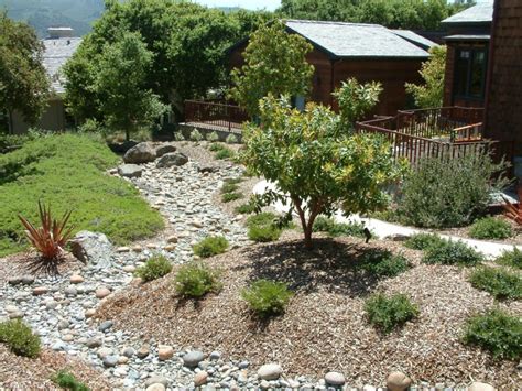 berm design ideas - Google Search River Rock Landscaping, Landscaping Images, Landscaping With ...