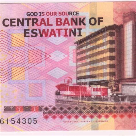 Eswatini / Swaziland - 50 Emalageni 2018 unc currency note - KB Coins ...