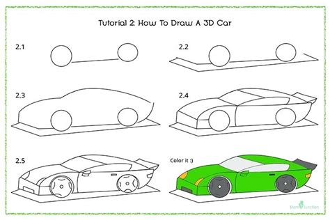 Race Car Drawing Step By Step at PaintingValley.com | Explore collection of Race Car Drawing ...