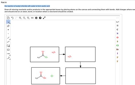 Solved the reaction of acetyl chloride with water to form | Chegg.com | Chegg.com