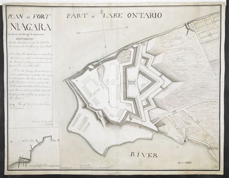 PLAN of FORT NIAGARA With its Buildings & outworks - Norman B. Leventhal Map & Education Center