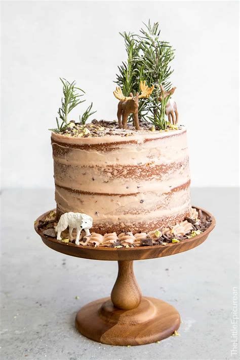 Chocolate Pumpkin Cake (Forest Cake)- The Little Epicurean