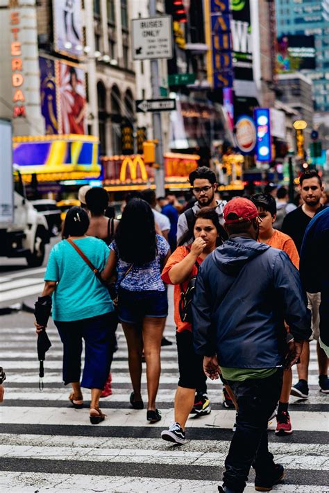 Crowd of people | Street photography in Times Square, NYC | City ...