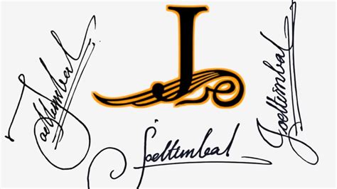 ️ J Signature | How to Create J Signature | Jeoltimbal Signature style ...