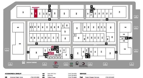 Tanger Outlet Map Of Stores