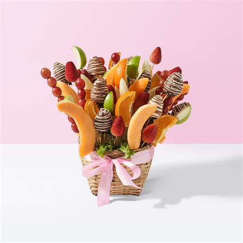 Chocolate Covered Fruit Basket