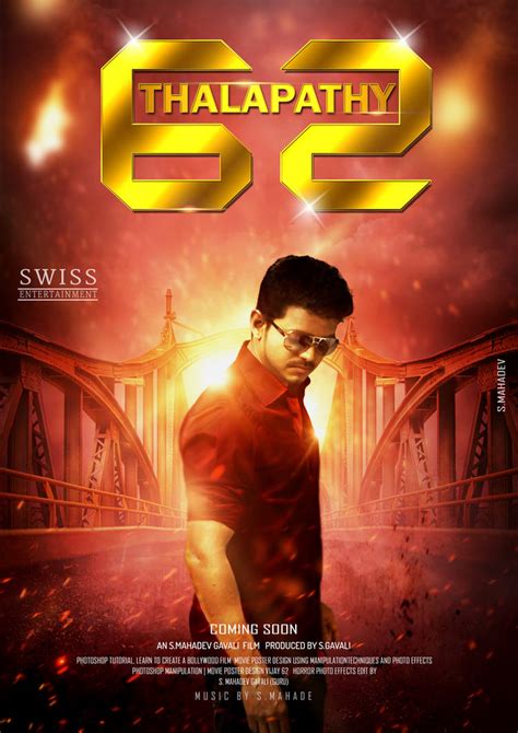 Thalapathy Vijay new Movie Poster by Gurugavali on DeviantArt