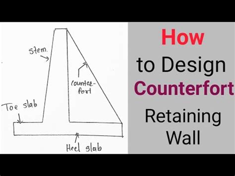 COUNTERFORT RETAINING WALL DESIGN EXAMPLE PDF