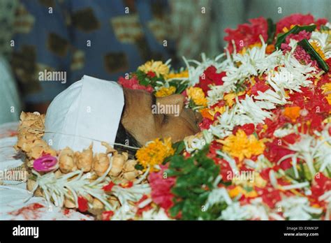 Funeral of Indian political leader Amar Naik Stock Photo - Alamy