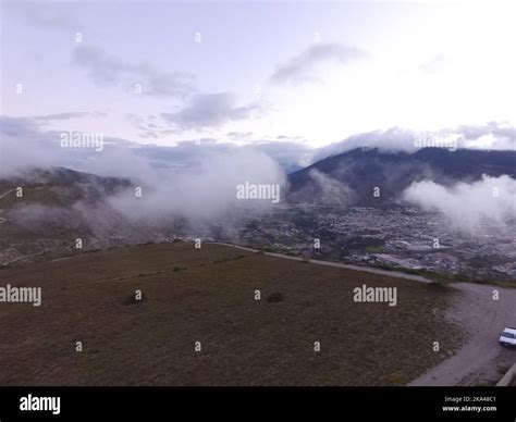 Aerial drone Photos of a mountain Stock Photo - Alamy