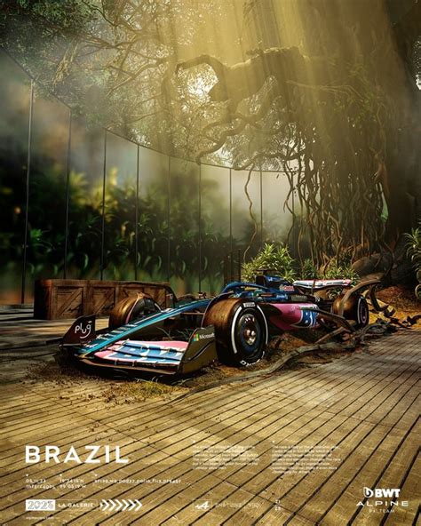 Alpine Brazilian Grand Prix 2023 : r/Formula1posters