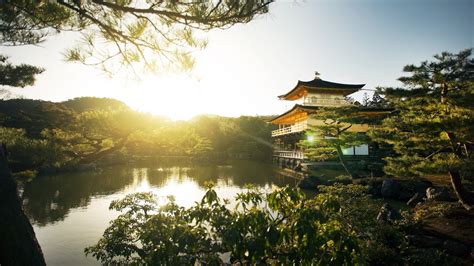 Temple Of The Golden Pavilion, Kinkaku Ji, Kyoto UHD 4K Wallpaper | Pixelz