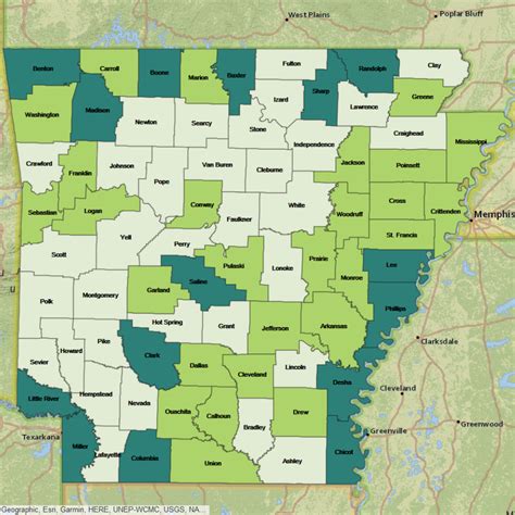 Dry County Map Arkansas 2024 - Denny Sigrid