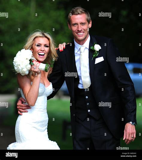 Peter crouch abbey clancy wedding hi-res stock photography and images ...