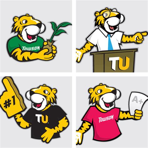 Doc the Tiger | Brand Toolkit | Towson University