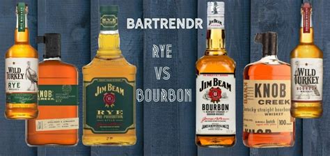 Rye vs Bourbon - How Different Are They? | Bartrendr