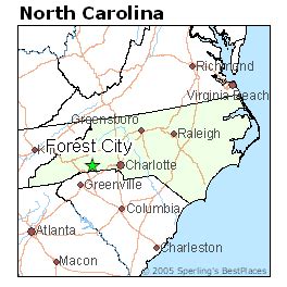 Best Places to Live in Forest City, North Carolina