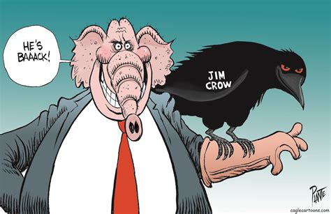 Political Cartoon U.S. jim crow gop georgia | The Week