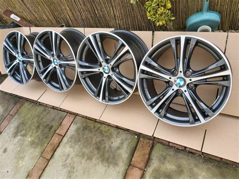 set of bmw 19 inch alloy wheels in mint condition | in Caerphilly | Gumtree