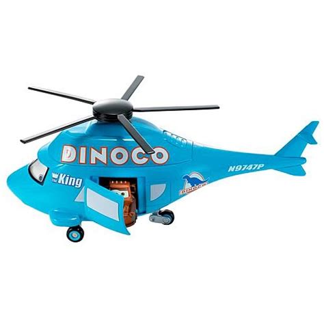 Pixar Cars Dinoco Helicopter Carrying Case