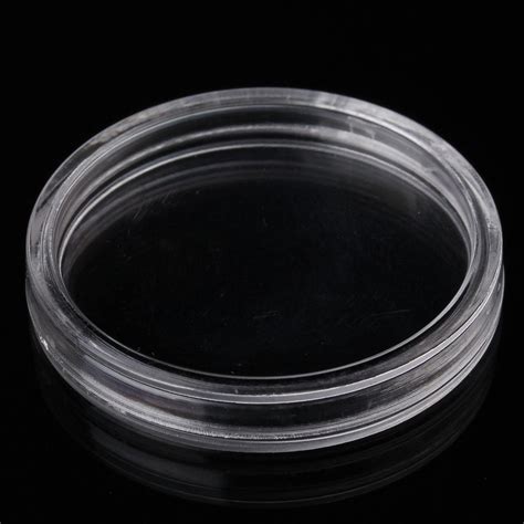 coin collection box 100pcs 30mm round coin case transparent storage box ...