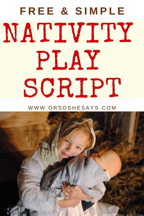 Free Printable Play Christmas Nativity Play Script Web This Is A Newly Updated And Annotated ...