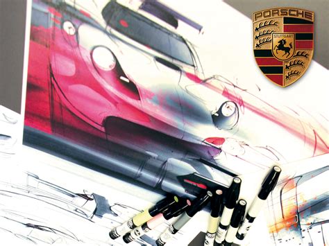 Porsche Design Sketches - Car Body Design