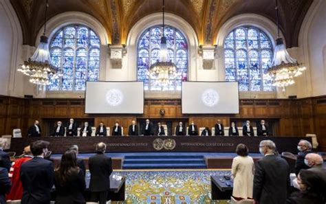 View of the ICJ courtroom | INTERNATIONAL COURT OF JUSTICE