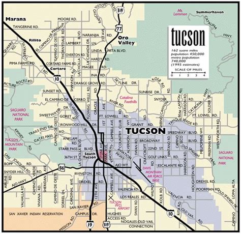 Tucson, Arizona Metro Map | Tucson arizona, Tucson, Desert life