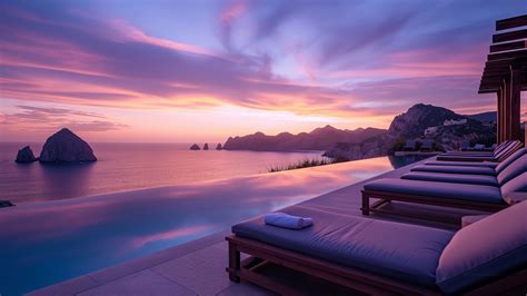 Wallpaper Cabo San Lucas, Mexico, Resort, Hotel, sunset, sunrise, pool ...