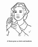 Medicine Coloring Sheets Pages sketch template