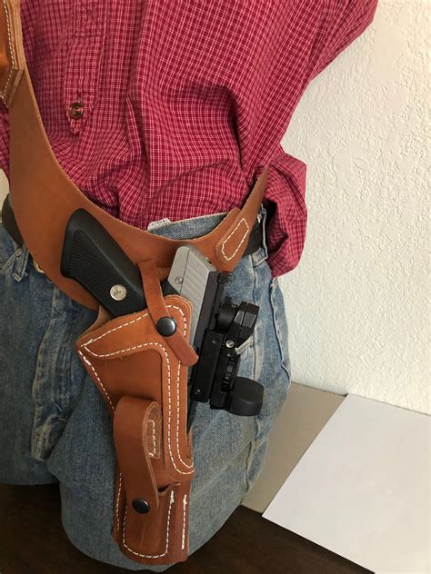 Leather Shoulder Holster & Spare Mag Pouch Fits Ruger MK 2 3 4 - Etsy