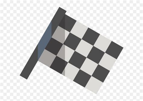 Checkered Flag Emoji - Black White Quilt Antique, HD Png Download - vhv