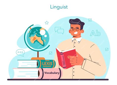 Premium Vector | Linguistic concept. Scientific study of language, its history and development ...