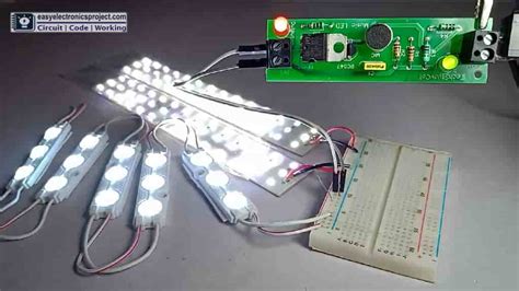 Music Rhythm LED Flashlight Circuit - Electronics Projects 2024