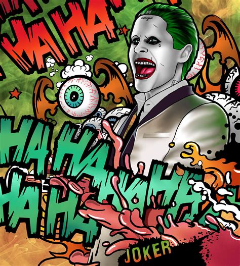 Suicide Squad Joker Art Print - Etsy