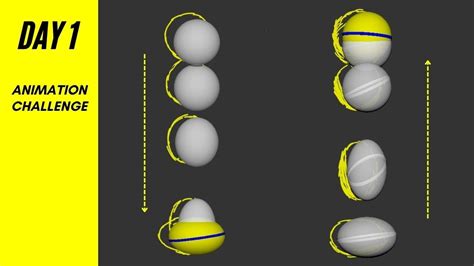 Day 1 - Vertical Ball Bounce Animation | 28 Day Animation Challenge - YouTube