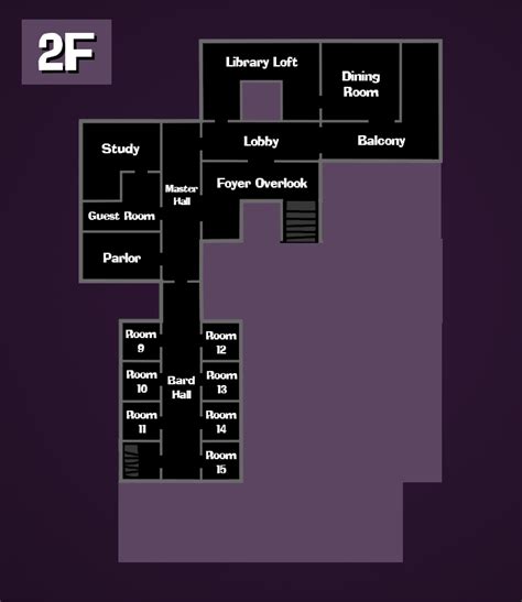 Luigi's Mansion Map Layout