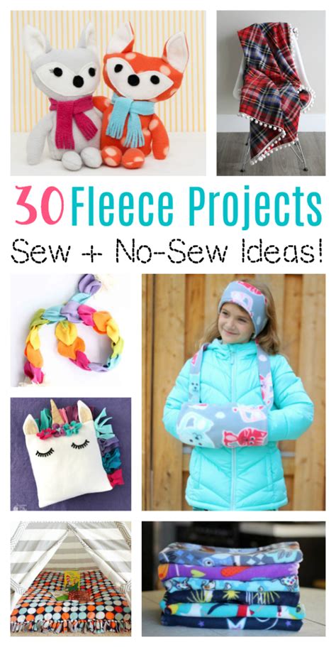 30 Fleece Sewing and No-Sew Projects to Make! - Gluesticks Blog