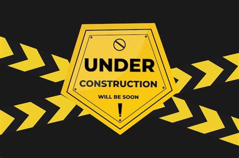 Premium Vector | Under construction sign vector element