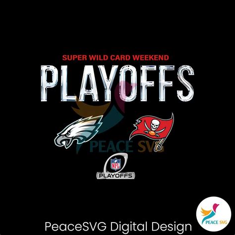 Eagles Vs Buccaneers 2023 Super Wild Card Playoffs PNG Clipart » PeaceSVG