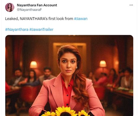 Jawan: Did Nayanthara's First Look From Shah Rukh Khan's Film Leak Before Its Trailer Release?