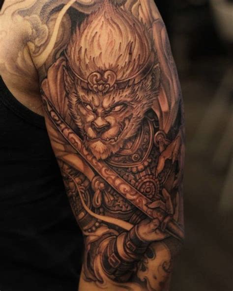 101 Amazing Monkey King Tattoo Designs You Need To See! | Outsons | Men ...