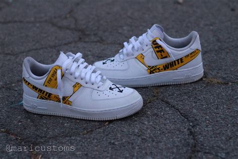 Custom Off-white Nike AF1 - Etsy